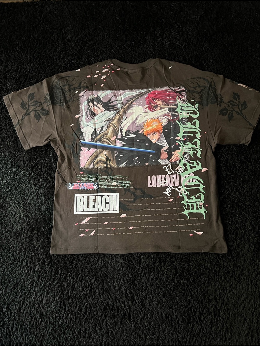 Civil Regime x Bleach Graphic Tee with Orange Character Art